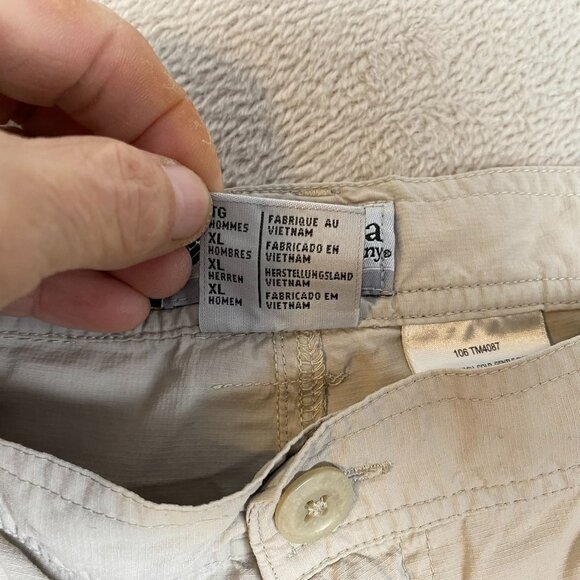 Columbia Men's Cargo Shorts XL Khaki Nylon Outdoor Wear Durable & Comfortable - Picture 3 of 9